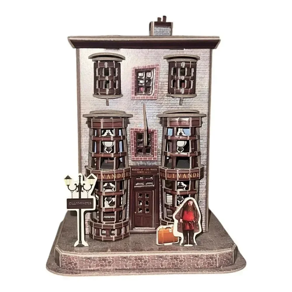 3D Puzzle Harry Potter Ollivanders Wand Shop 66 Pc 3D Jigsaw Assembled